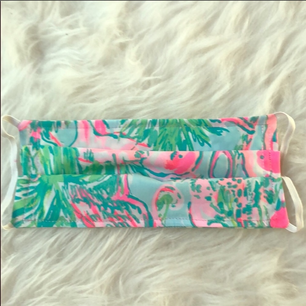 Lilly Pullitzer fabric mask